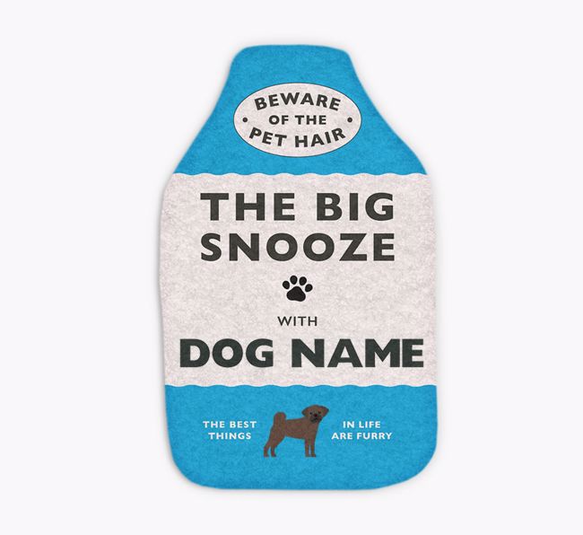 Big Snooze: Personalised {breedFullName} Hot Water Bottle